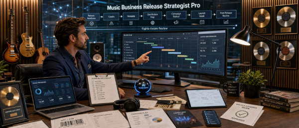 Music Business Release Strategist Pro